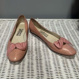 SALVATORE FERRAGAMO Blush Pink Flats